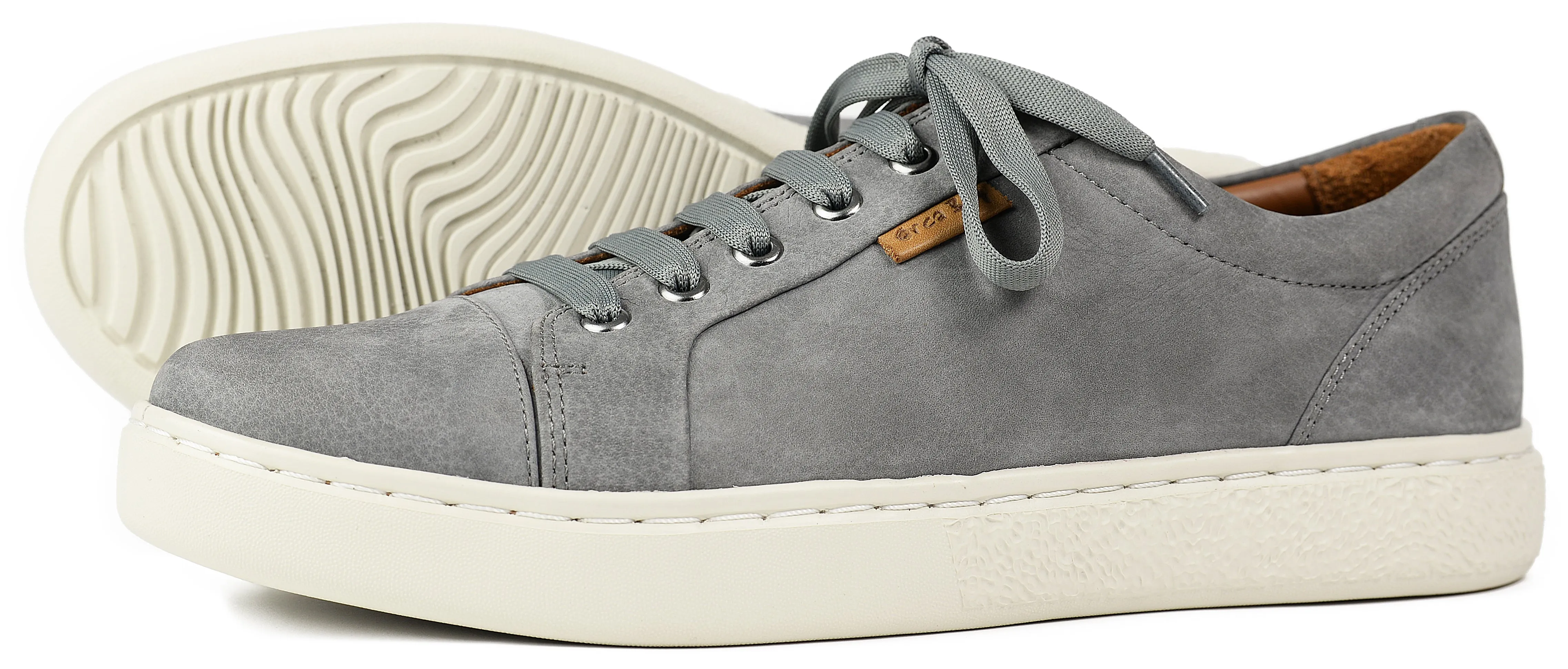 Orca Bay Kensington Men's Leather Trainer Grey