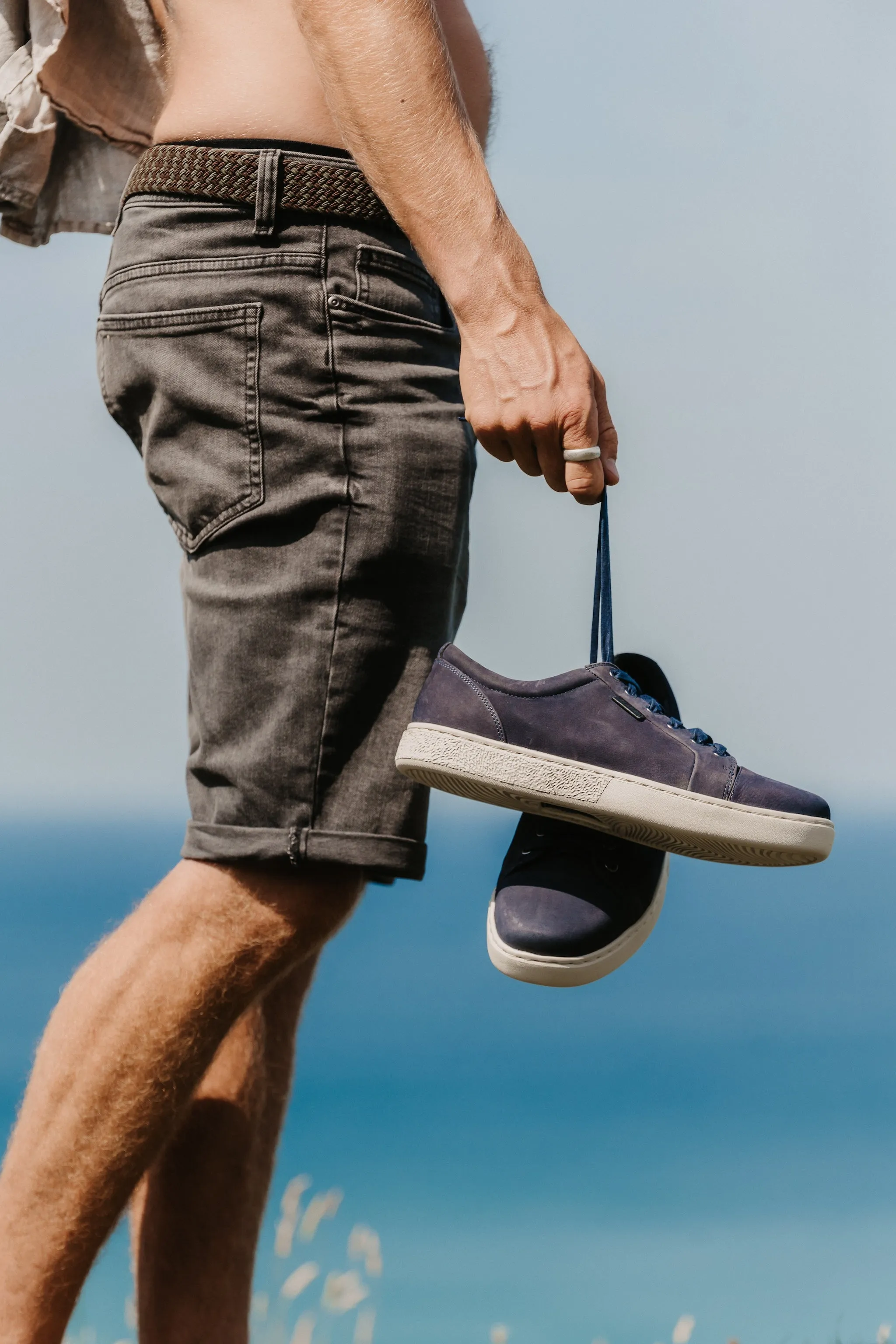 Orca Bay Kensington Men's Leather Trainer Grey