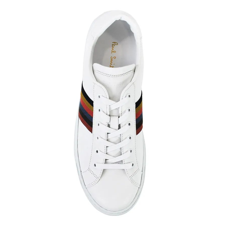 Paul Smith - Hansen 'Bright Stripe' Trainers in White