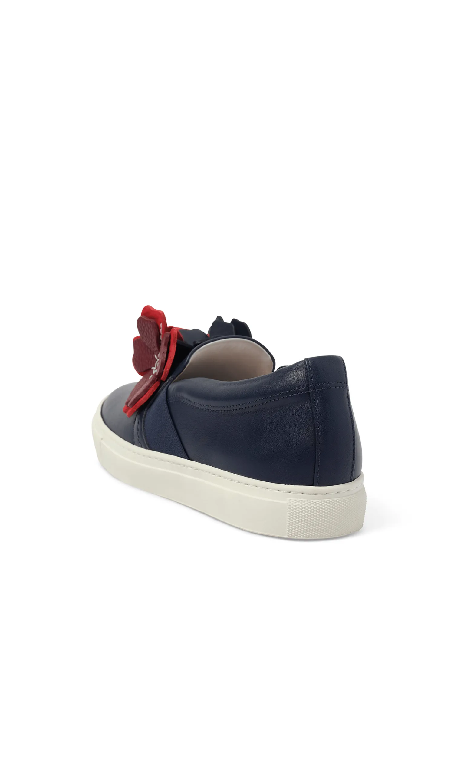 Pull On Sneaker in Blue