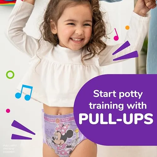 Pull-Ups Girls' Training Pants, Size 5T-6T, 60 Count