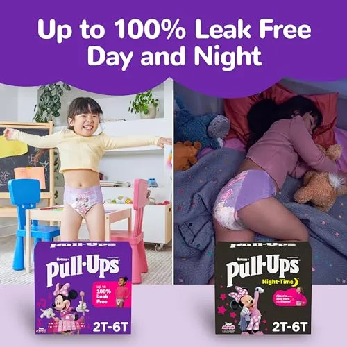 Pull-Ups Girls' Training Pants, Size 5T-6T, 60 Count