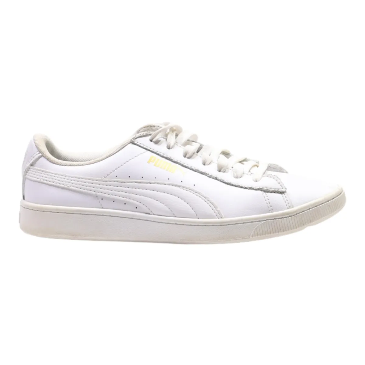 PUMA Vikky Sneaker Trainers White Leather Womens UK 6
