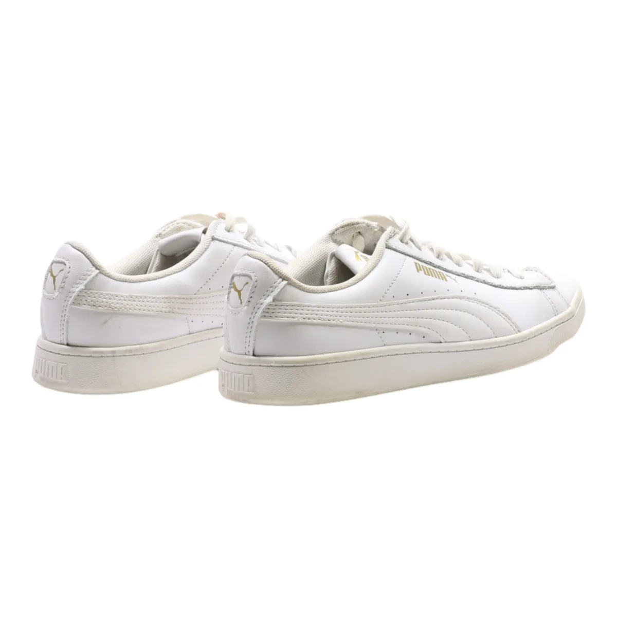 PUMA Vikky Sneaker Trainers White Leather Womens UK 6