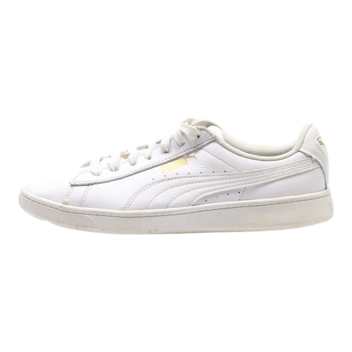 PUMA Vikky Sneaker Trainers White Leather Womens UK 6