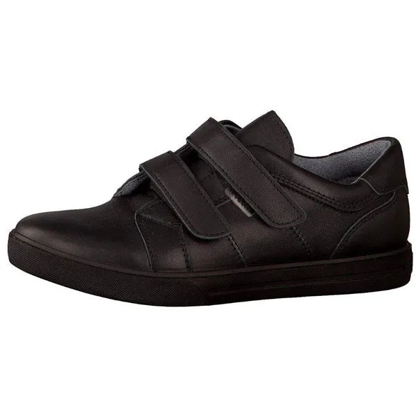 Ricosta Burt Black Velcro School Shoes