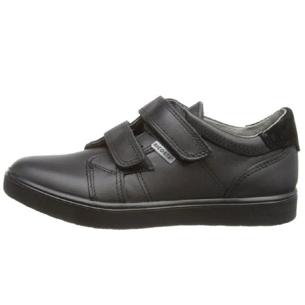 Ricosta Burt Black Velcro School Shoes