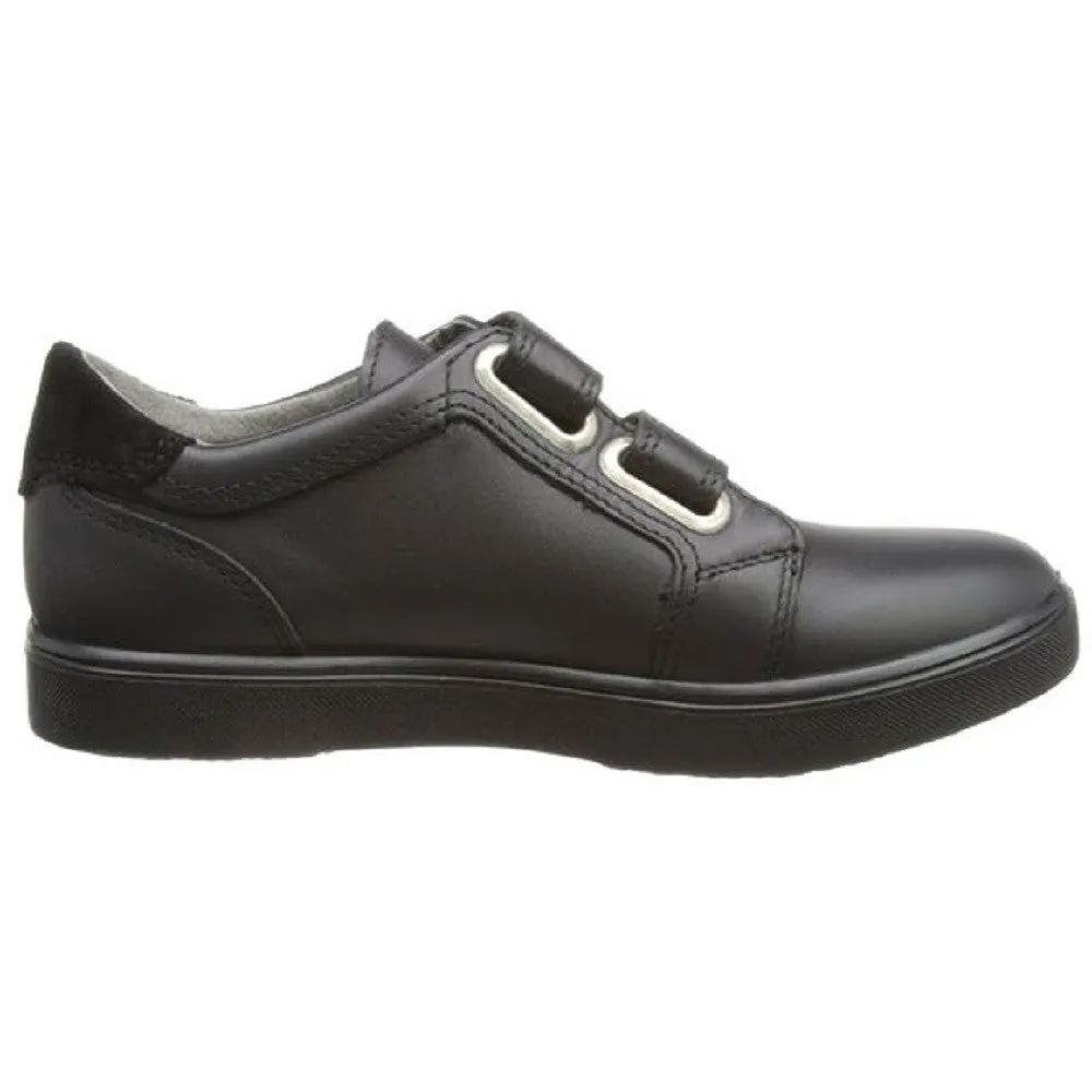 Ricosta Burt Black Velcro School Shoes
