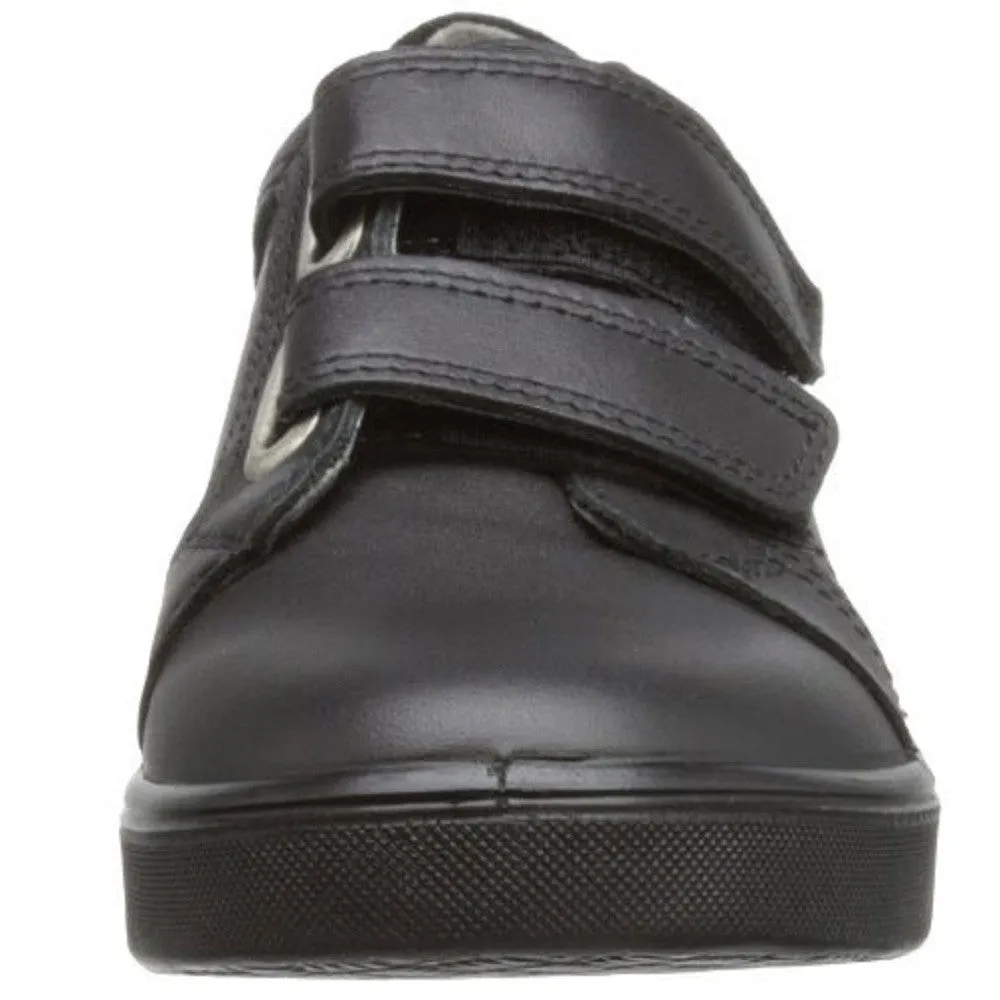 Ricosta Burt Black Velcro School Shoes