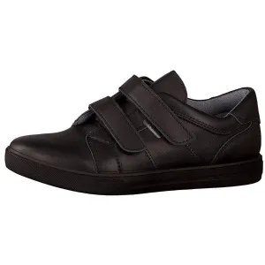 Ricosta Burt Black Velcro School Shoes
