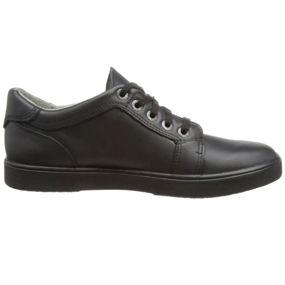 Ricosta Ray Black Lace School Shoes