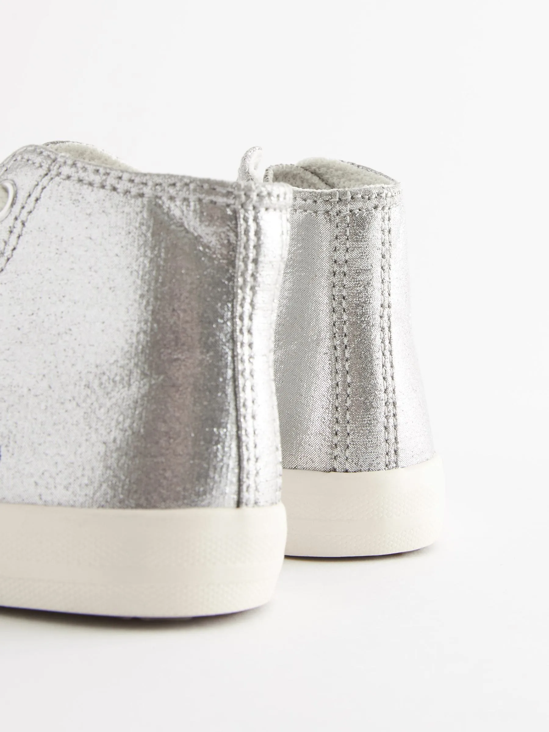 Silver Standard Fit (F) High Top Trainers