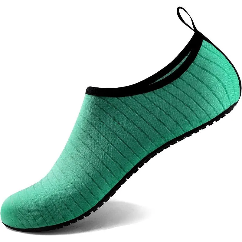 Sleek Aqua Beach Shoes