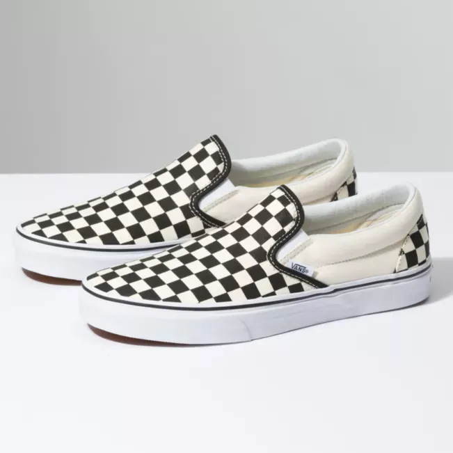 Slip-On Blk/Wht Checkered