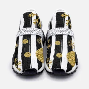 Snowflake striped pattern Unisex Lightweight Custom shoes