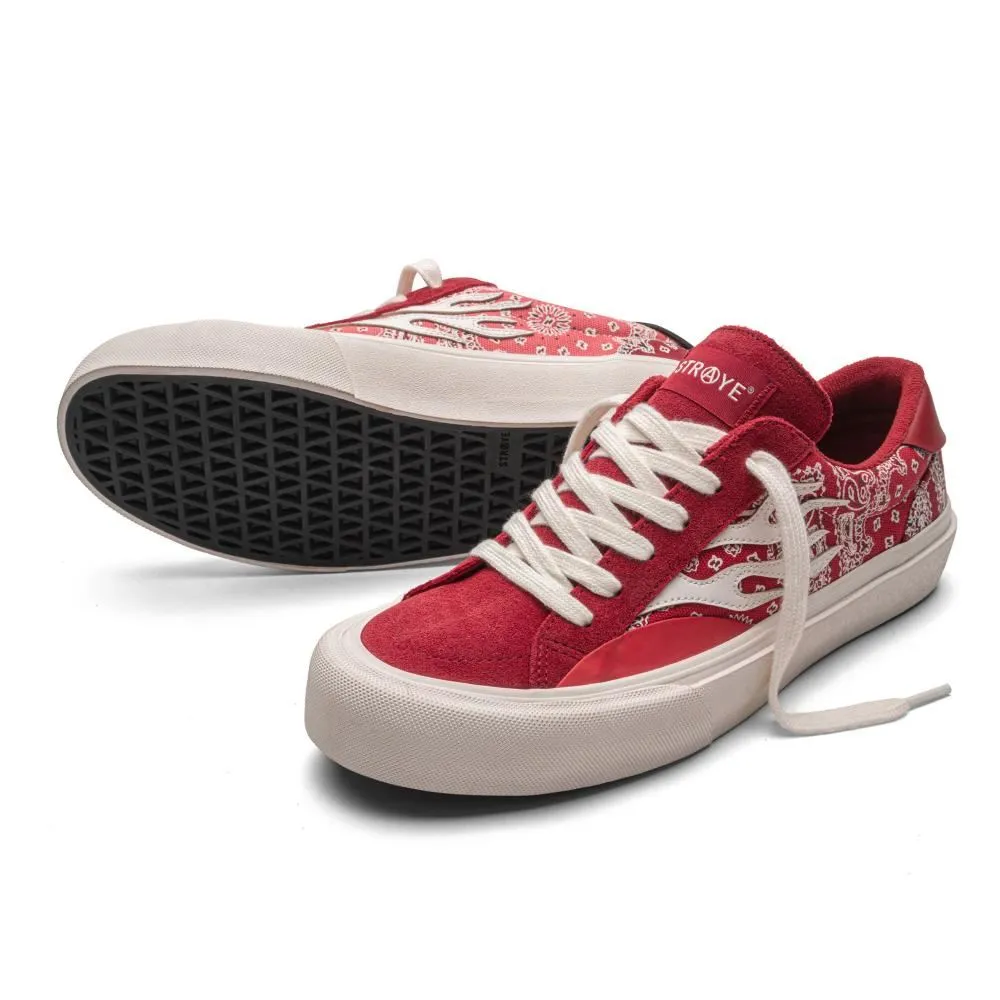 Straye Footwear Logan - Red Bandanas