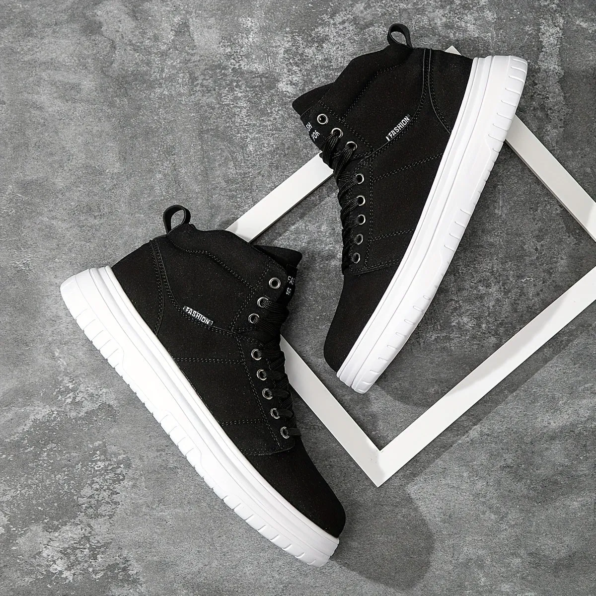 Stylish Summer Shoes Men | High Top Skate Sneakers Durable NonSlip