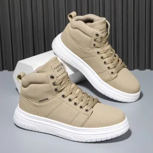 Stylish Summer Shoes Men | High Top Skate Sneakers Durable NonSlip