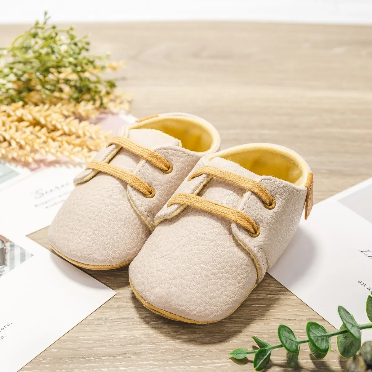 Taylor Soft Sole Shoes - Beige