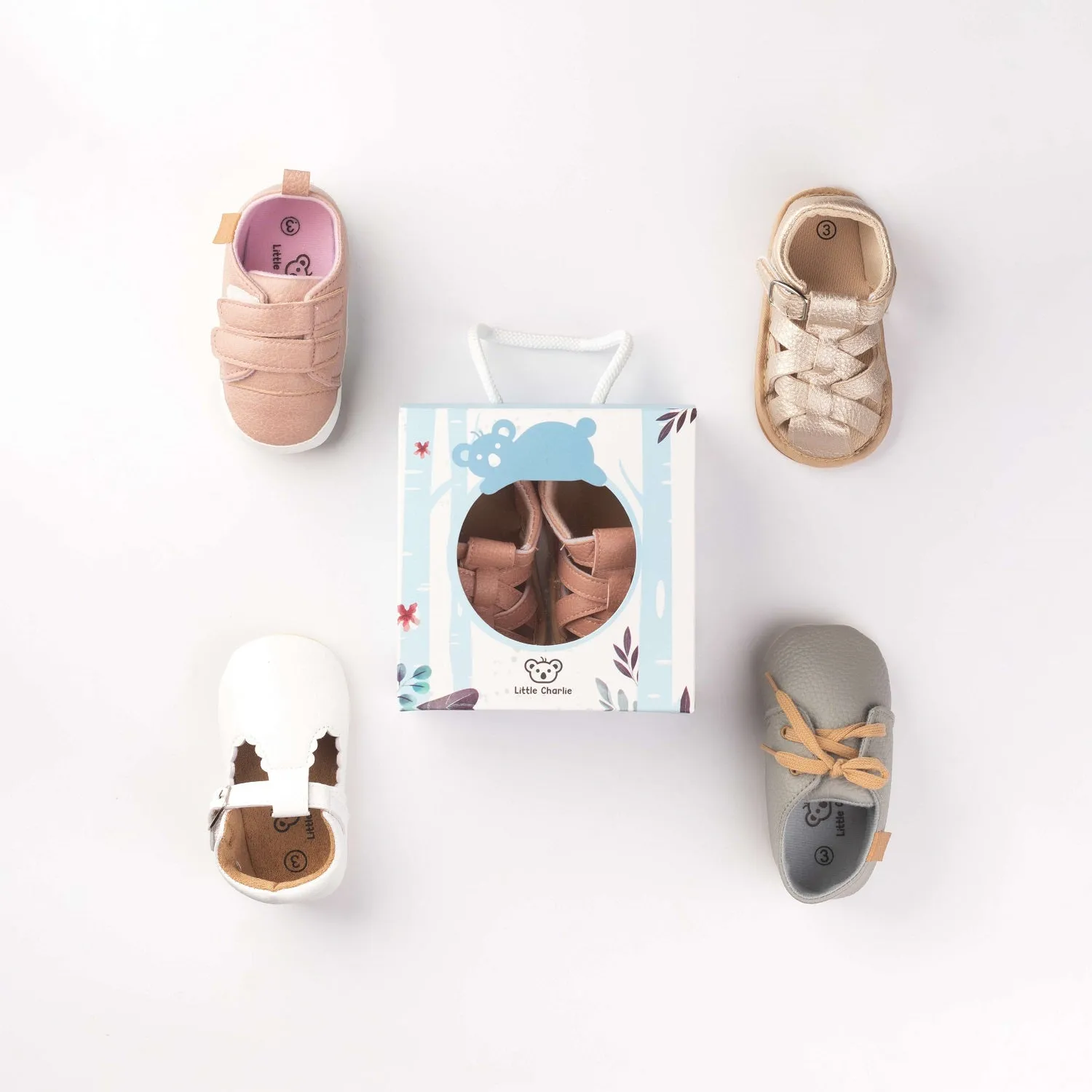 Taylor Soft Sole Shoes - Grey