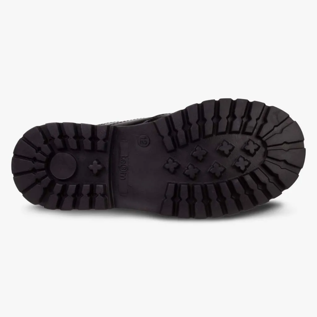 Term Kids Sophia Patent Leather Brogue - Black