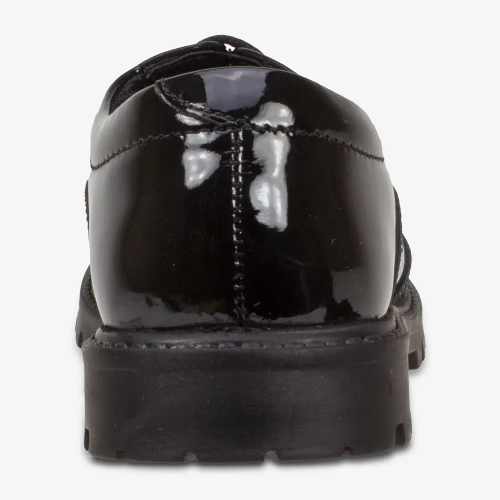 Term Kids Sophia Patent Leather Brogue - Black