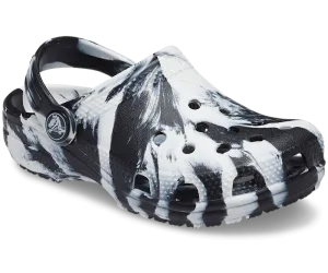 Toddler Classic Marbled Clog - Black/White