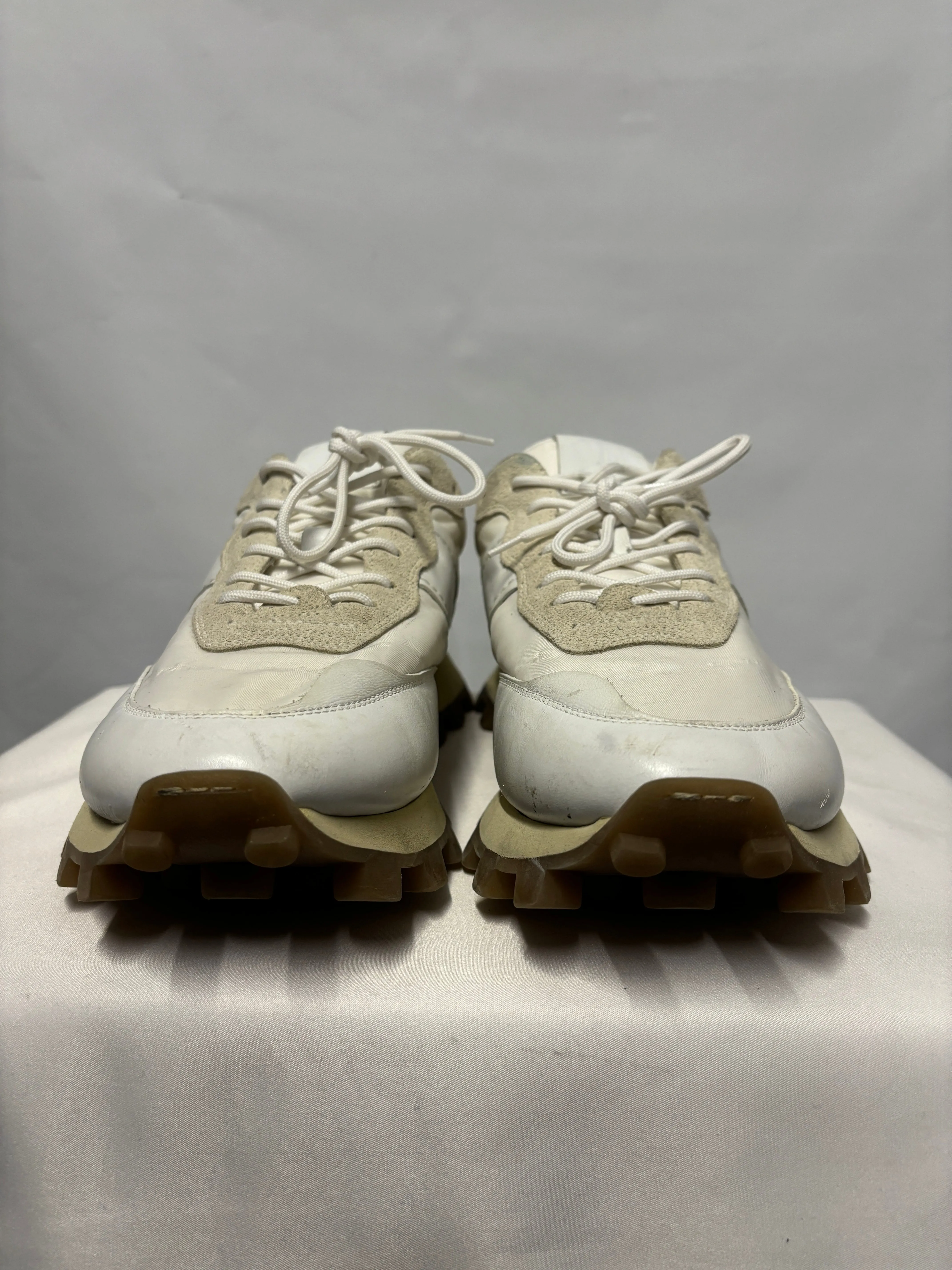 Tod's White T1 Patchwork Detail Sneakers 11