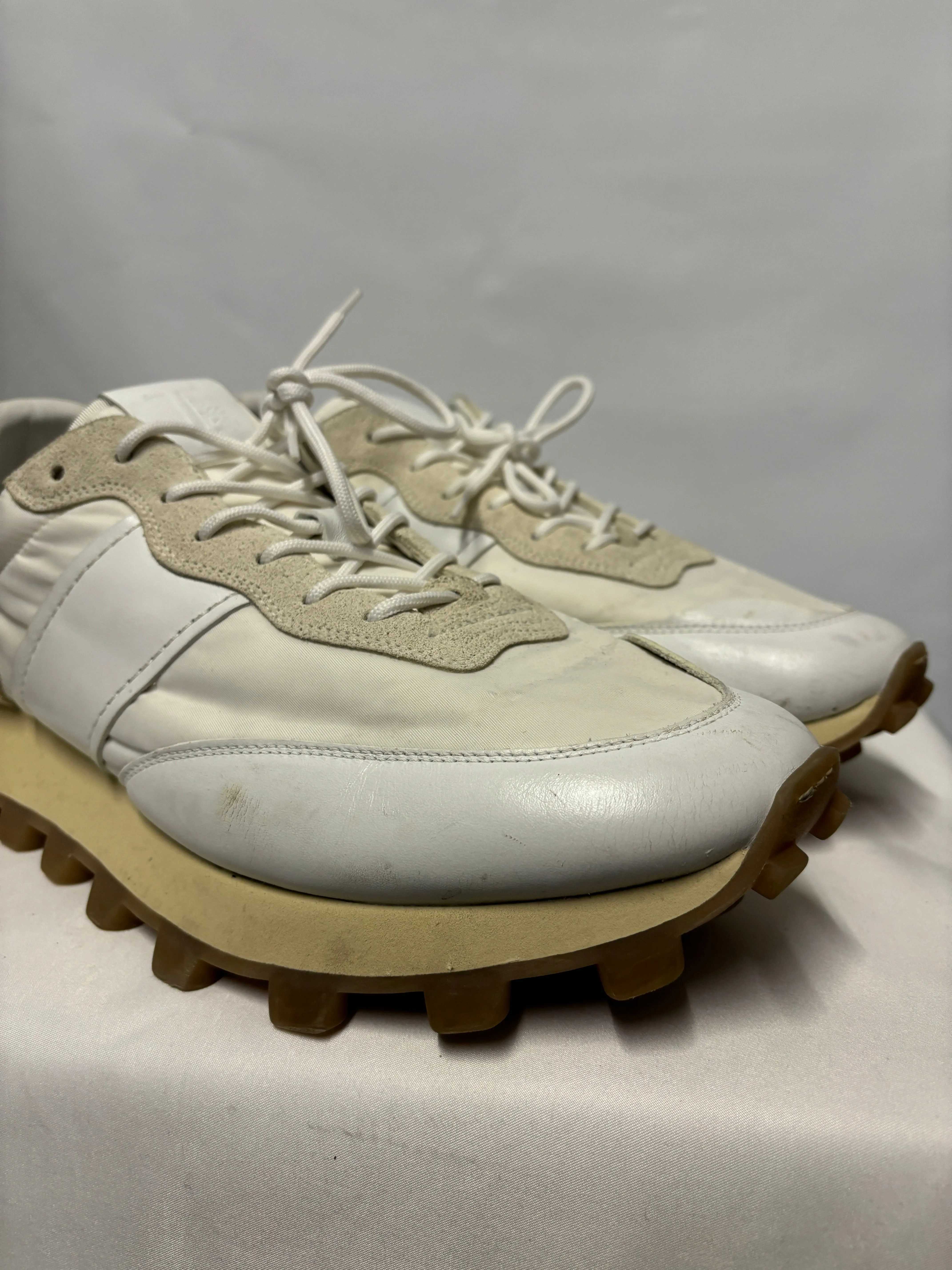 Tod's White T1 Patchwork Detail Sneakers 11