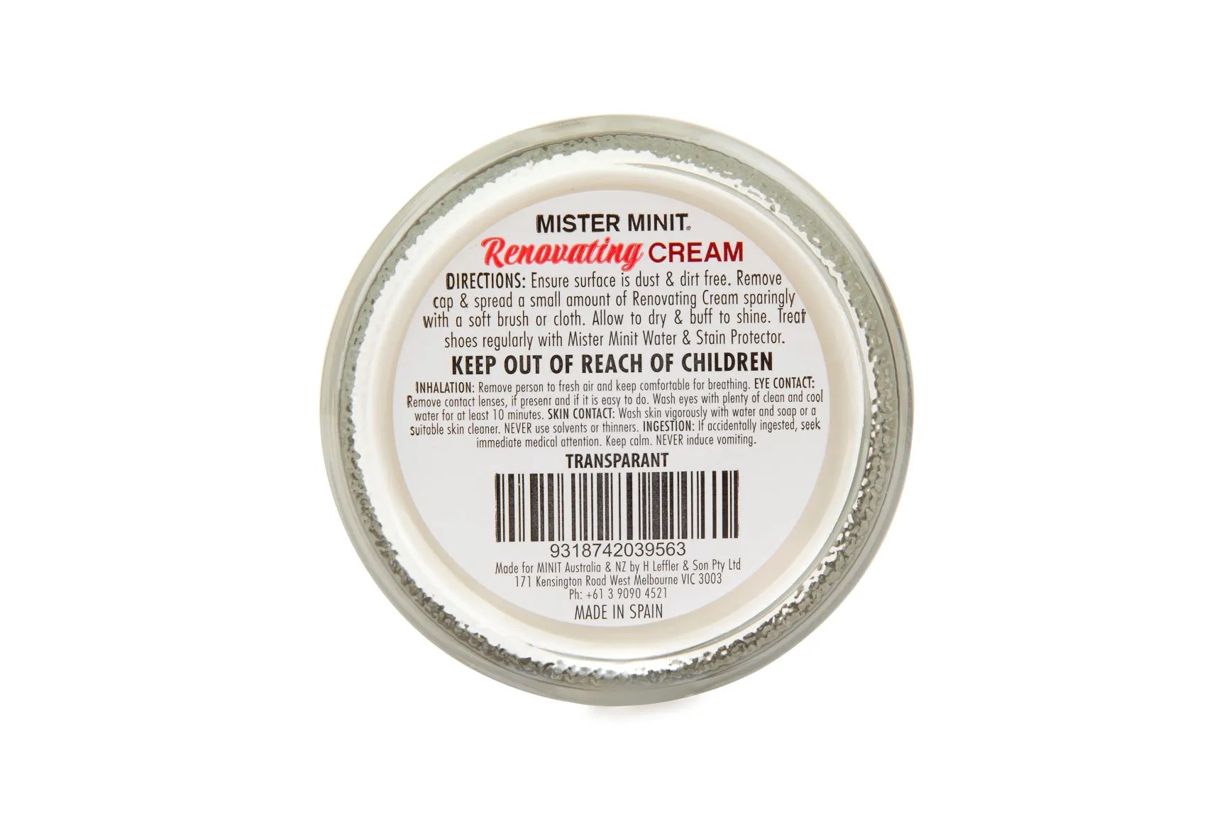 Transparent Renovating Cream