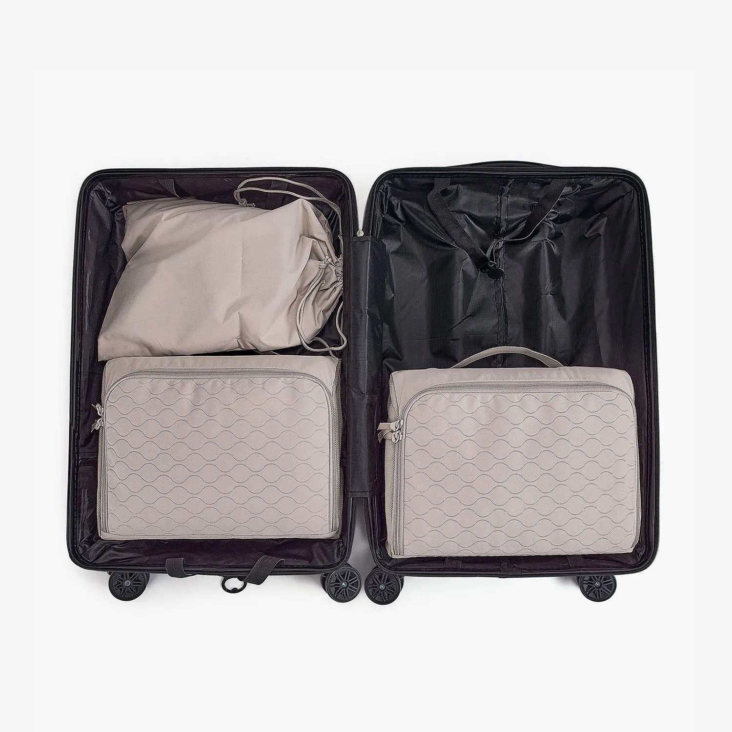 Travelinjoy 6PCS Packing Cubes with 1 Shoe Bag