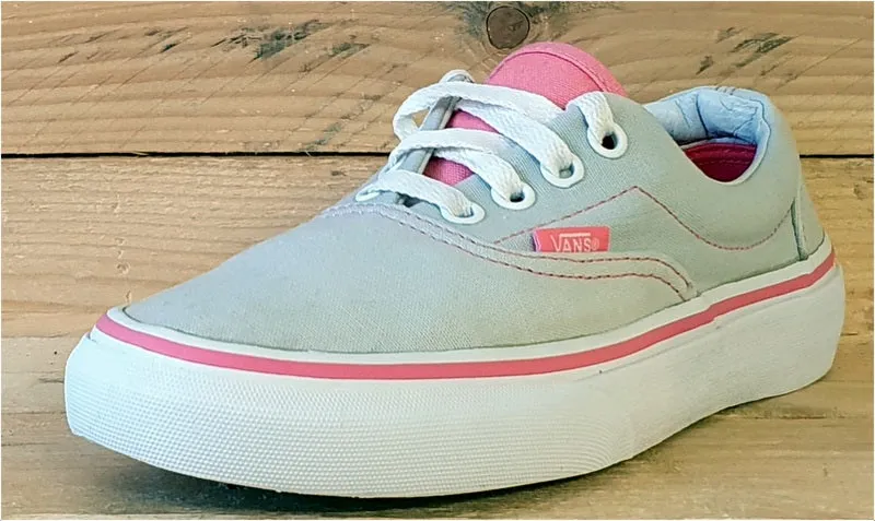 Vans Off The Wall Low Canvas Trainers UK3.5/US6/E36 TB6Q Grey/Pink/White/Gumsole