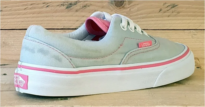 Vans Off The Wall Low Canvas Trainers UK3.5/US6/E36 TB6Q Grey/Pink/White/Gumsole