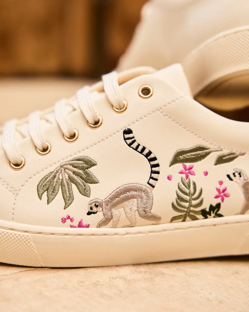 Virevolte Recycled Grain Leather Vegan Sneakers | Lemurs